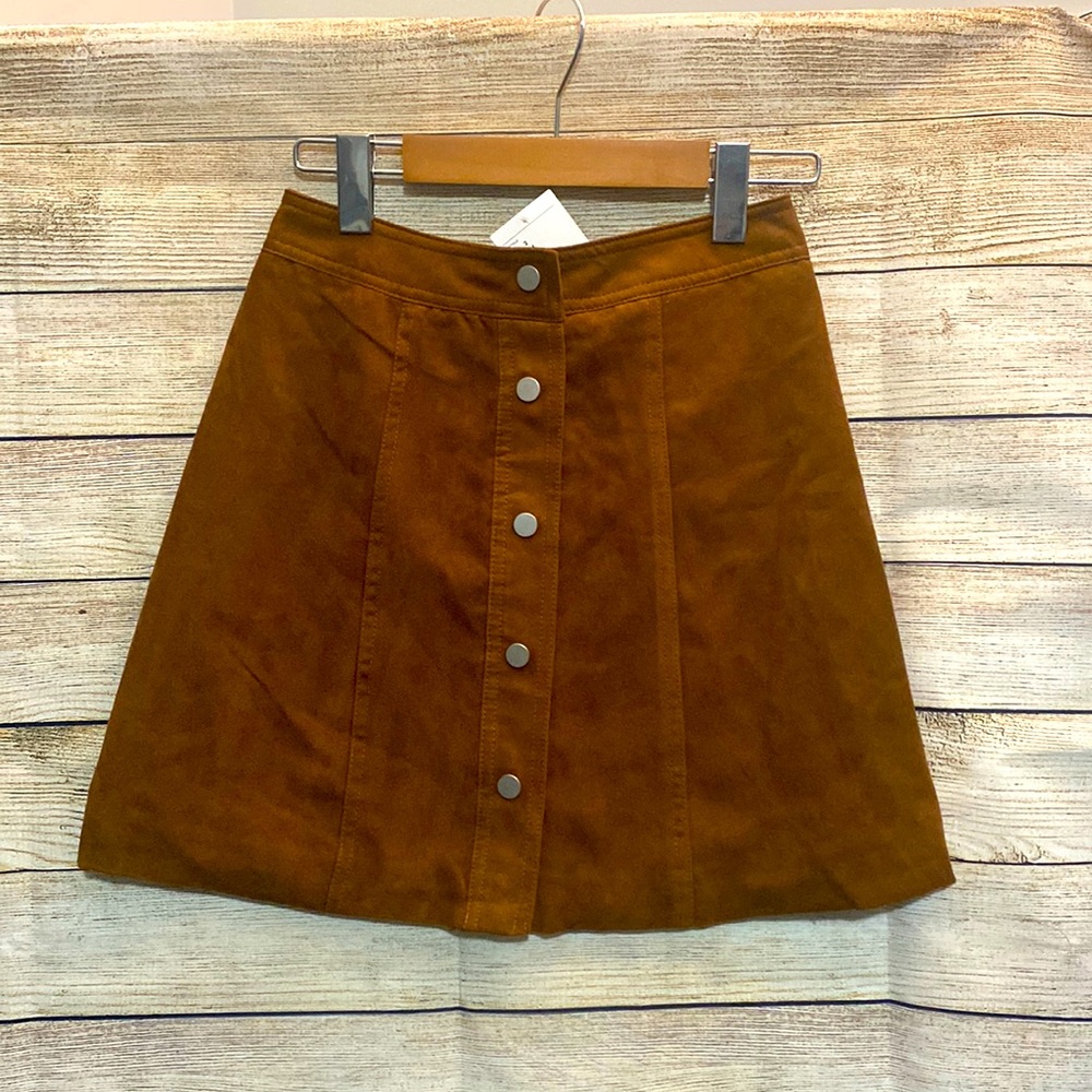 Size 2- NWT- H&M- A-line mini skirt